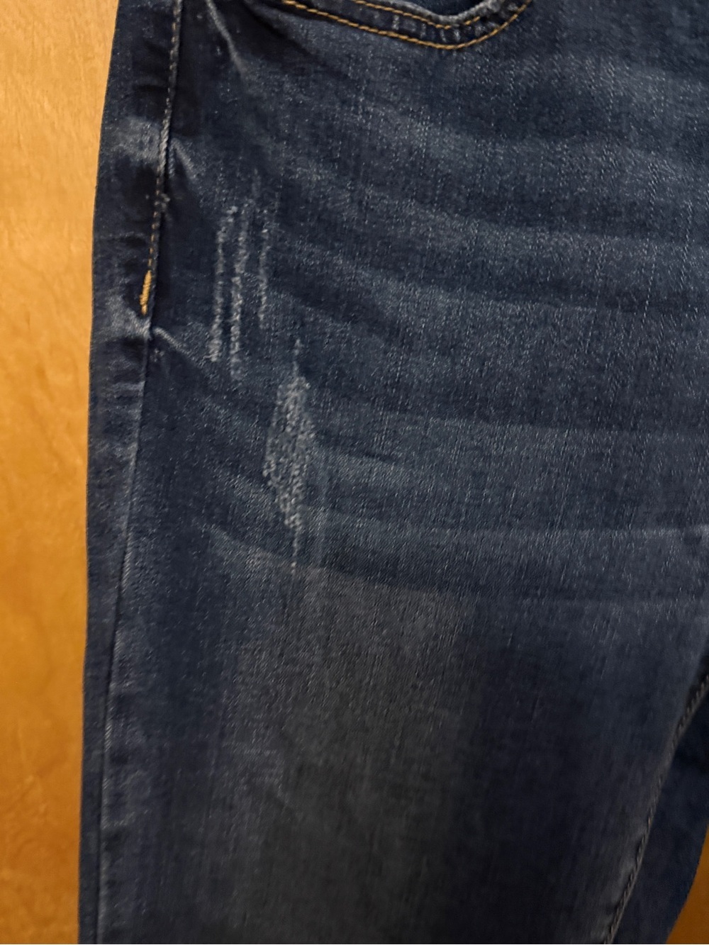 Judy Blue Medium-Dark Blue Distressed Ankle Crop Jeans size 29 - Picture 6 of 12